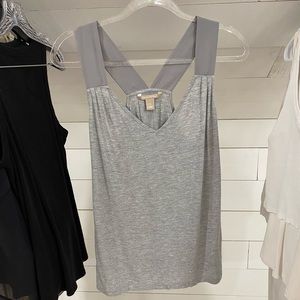 Gray Tank Top - Banana Republic